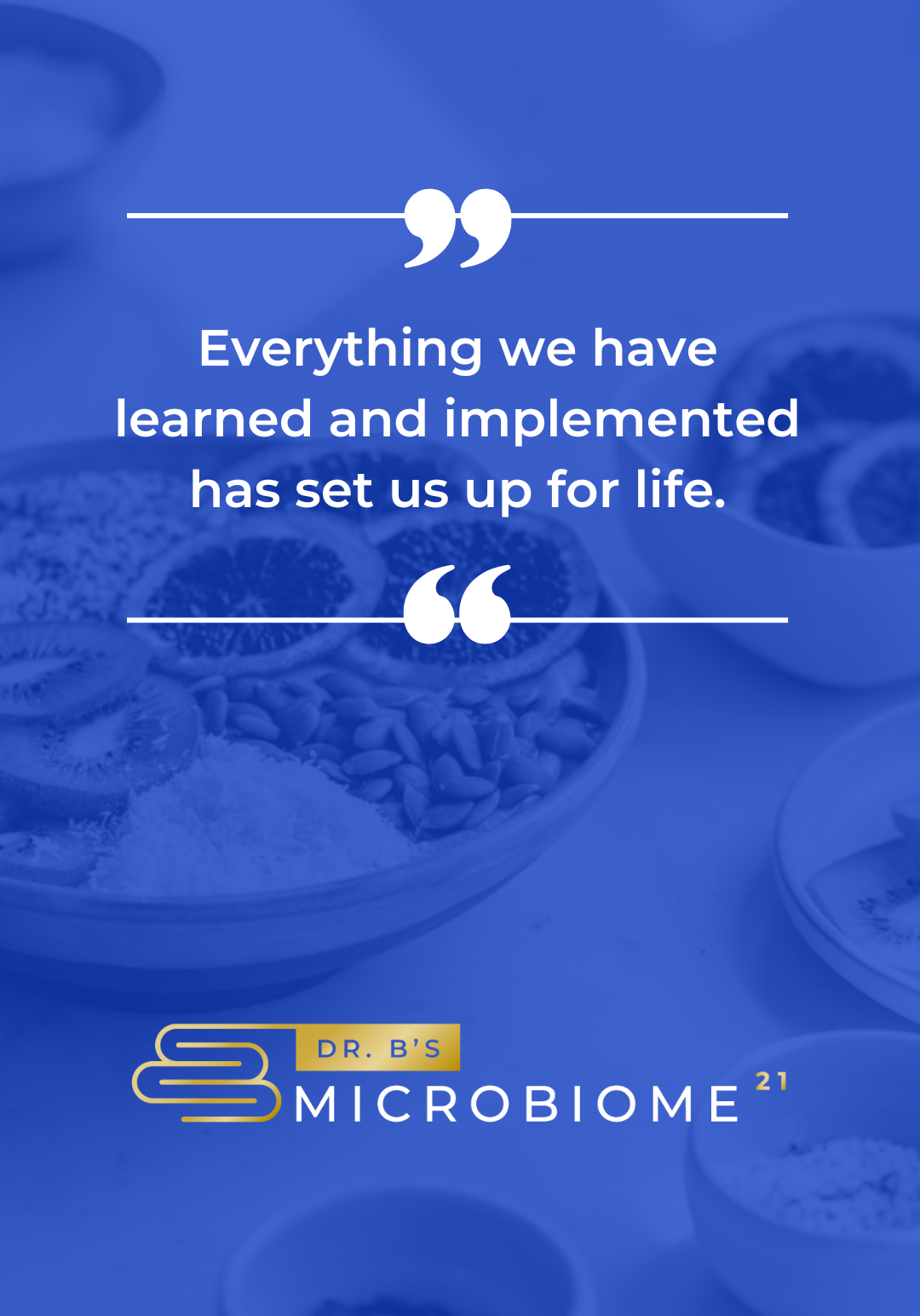microbiome quote